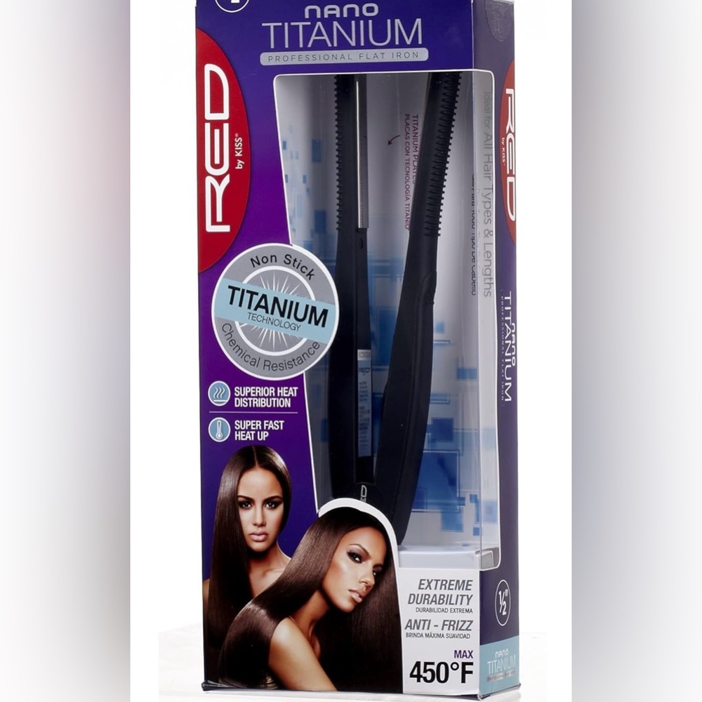 New in box hair flatiron